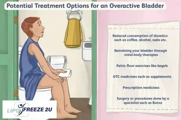 image of woman on toilet because of an overactive bladder Cockfosters